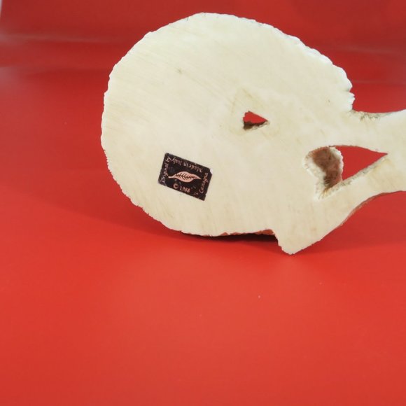 Vintage CASTAGNA Red Fox Figurine 1988 Made in Italy Alabaster Forest Animal - Picture 6 of 9